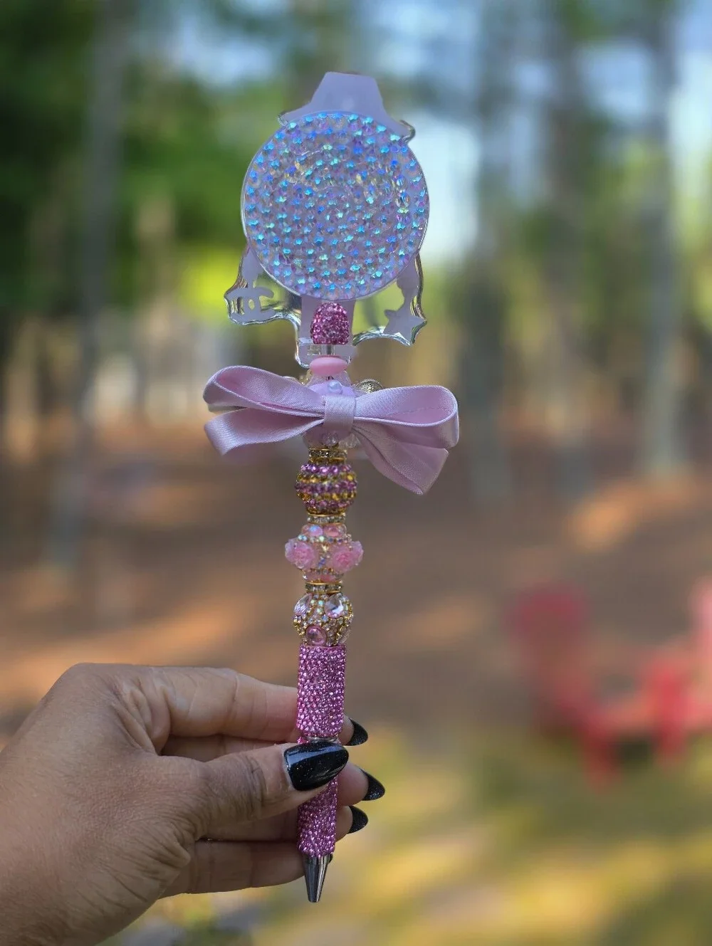 Luxury Themed Beaded Rhinestone Bling Pen